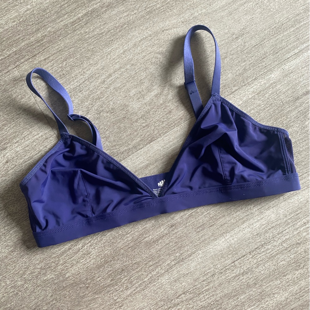 NEW Parade Bralette / Unpadded, Wire-free, Adjustable / Cobalt Blue, Small